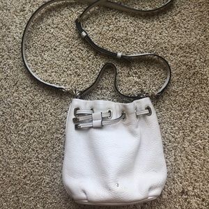 Kate Spade tan bucket bag